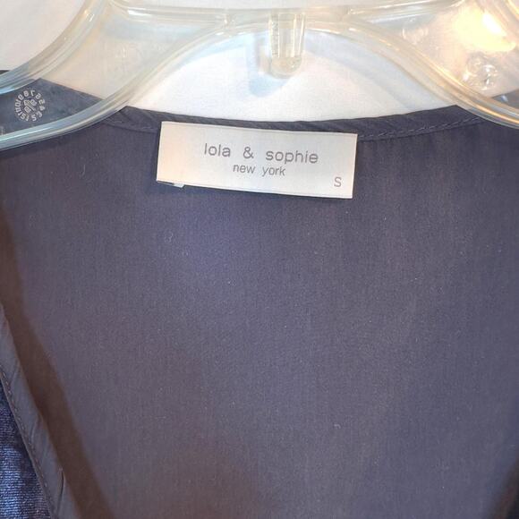 Lola & Sophie Nightwatch Velvet Tank & Blazer Set Size S NWT - Picture 4 of 10